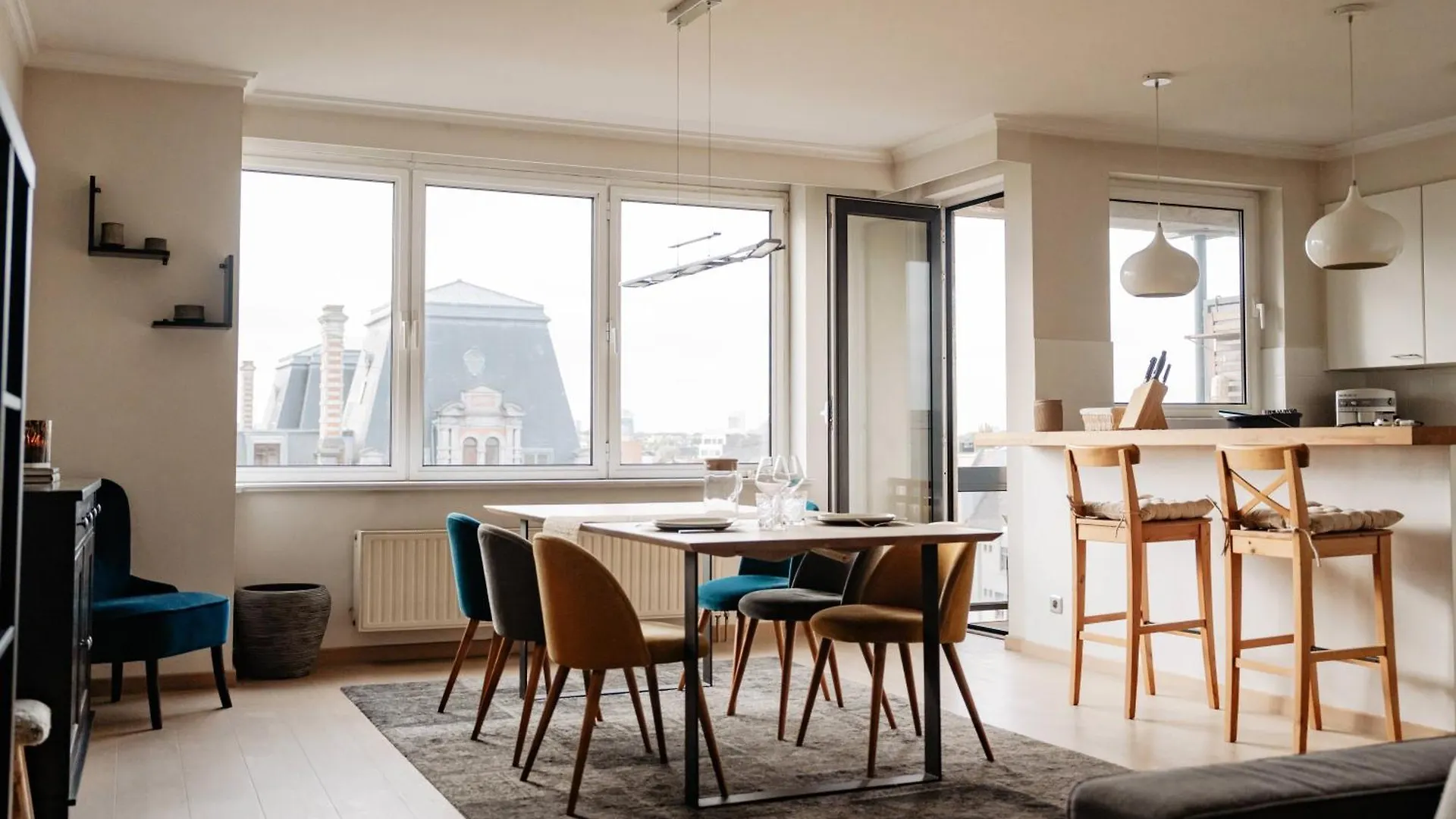 Zonnig Appartement Met Prachtig Uitzicht Op A+Locatie Antwerp